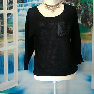 Size medium black light weight sweater